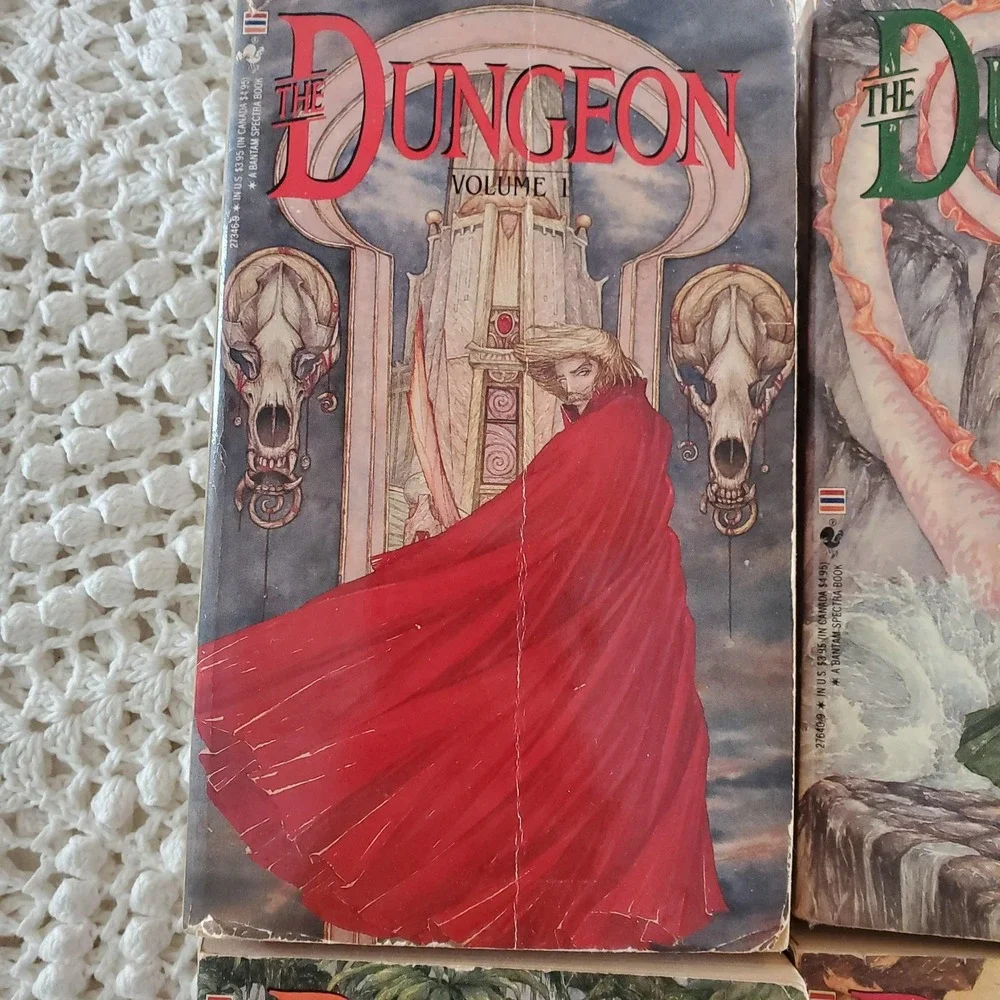 Vintage The Dungeon Vol 1-4 Philip José Farmer‎ Fantasy Paperbacks Set Bantam